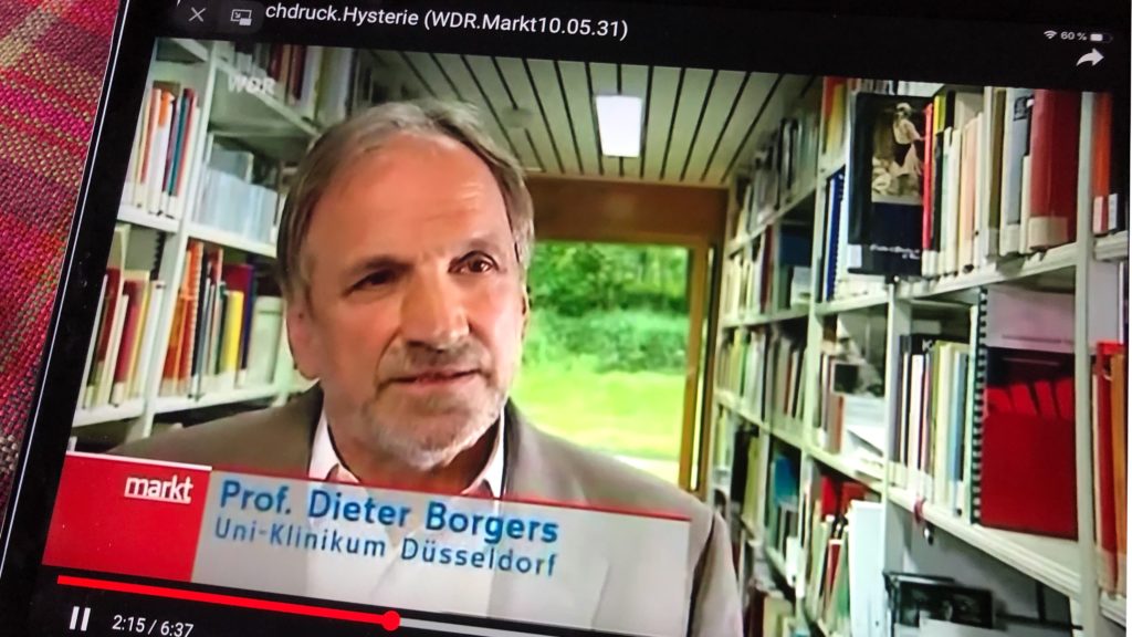 Prof. Dieter Borgers erläutert das Prinzip der Markterweiterung durch Grenzwertverschiebung.